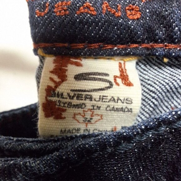 Silver‎ Jeans Santorini Cropped Pants Dark Wash Womens 32 Short Capri Denim - Picture 8 of 9